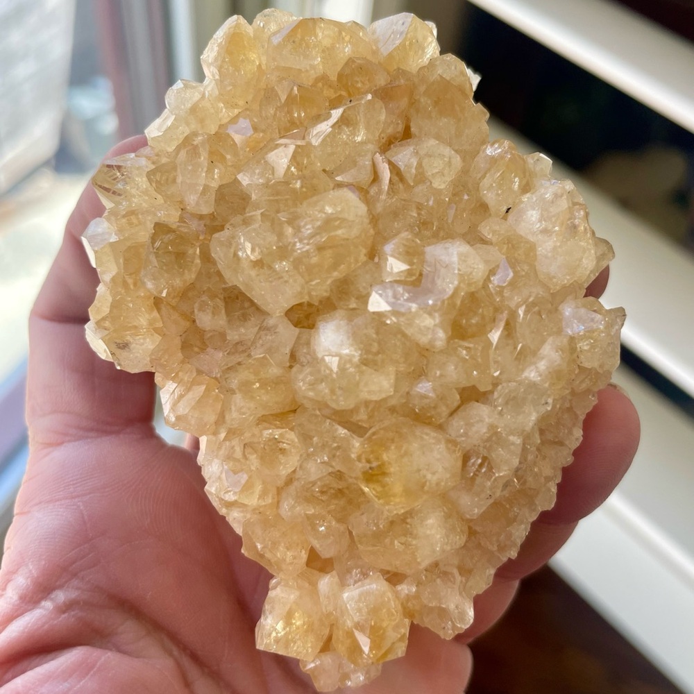 Natural Brazilian Citrine Crystal Clusters -Rare-